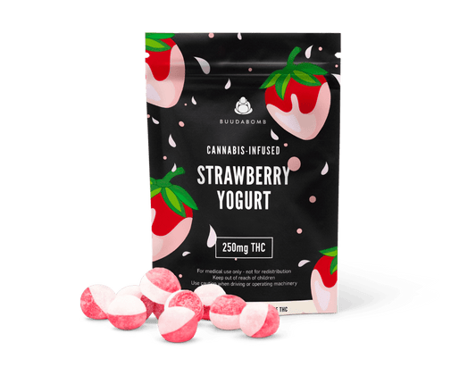 Buudabombs Strawberry Yogurt 250MG
